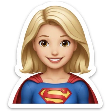 Sexy Supergirl sticker