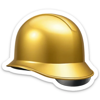 ARMY helmet GOLD sticker