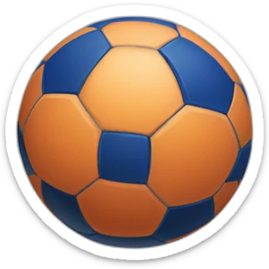 Handball ball select sticker