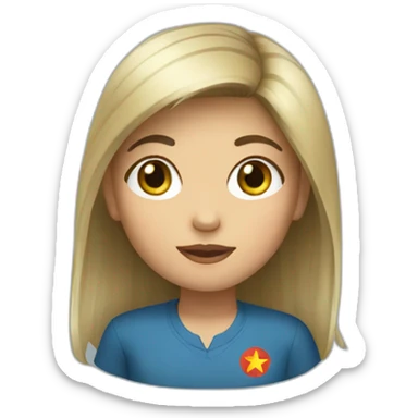 Vietnam girl sticker