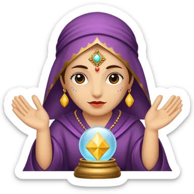 fortune teller  sticker