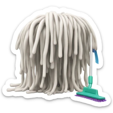 mop with text that says moop sticker