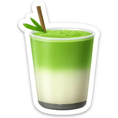 Matcha drink sticker