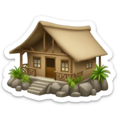 Safari lodge sticker