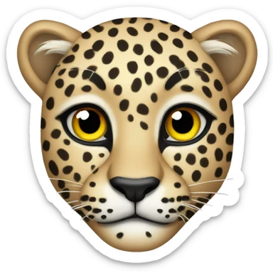 leopard sticker