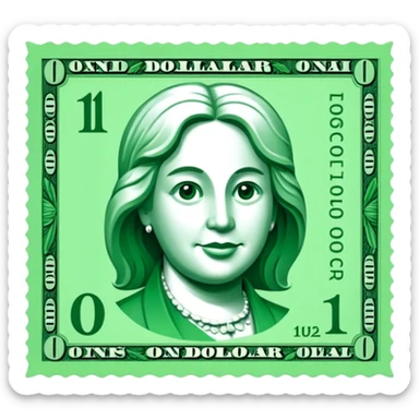 create a usd money bill sticker