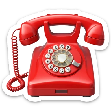 Phone hotline phone sticker
