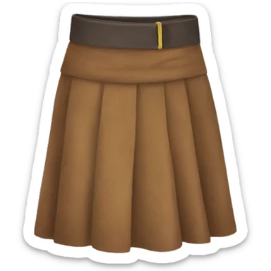 Suede skirt  sticker