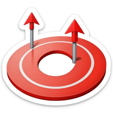 create a realistic emoji showing logistics route sticker
