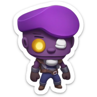 Ricochet de brawl stars sticker