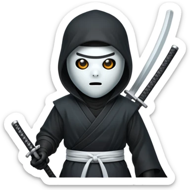 👻 + 🥷🏻 sticker