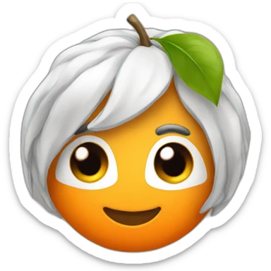 Angers tangerine sticker