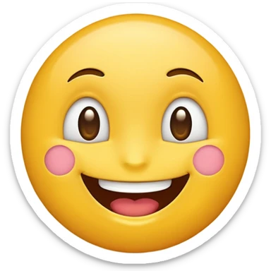 A simple 'Hello' emoji, friendly and welcoming sticker