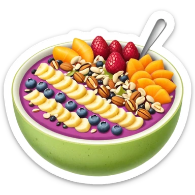 Smoothie bowl sticker
