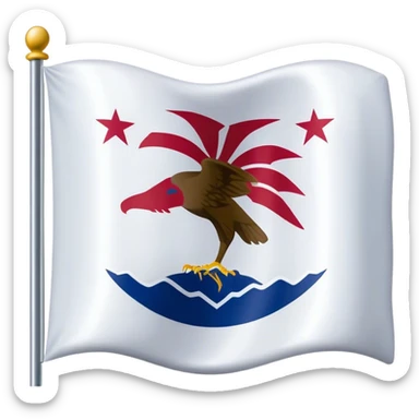 Illinois flag sticker