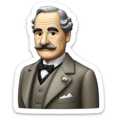 Agatha Christie's poirot sticker