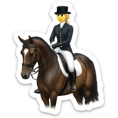 Dressage sticker