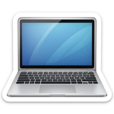 laptop working sticker