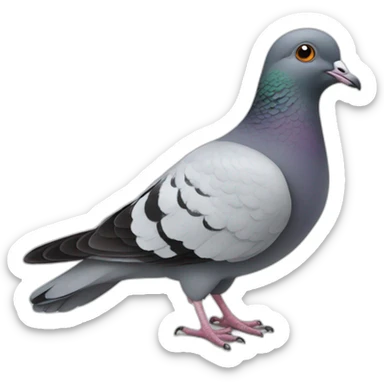 Pigeon sticker