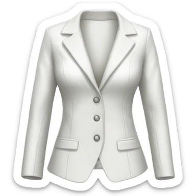 female white fitted jacket  sticker
