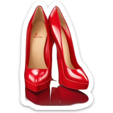louboutin-red-glossy-solo sticker