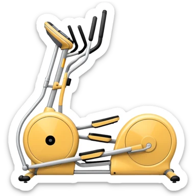 Cute Elliptical machiem sticker