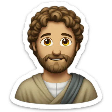 a button for Biblical paintings sticker