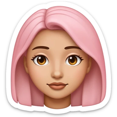 Emojis aesthetic Rosa sticker