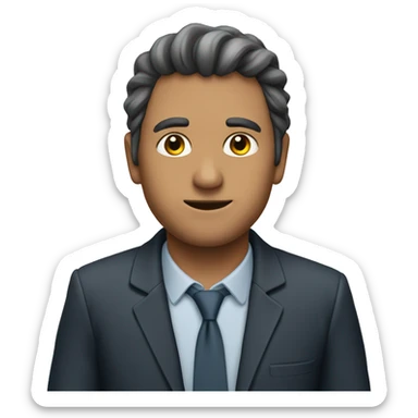 Un hombre alucin sticker