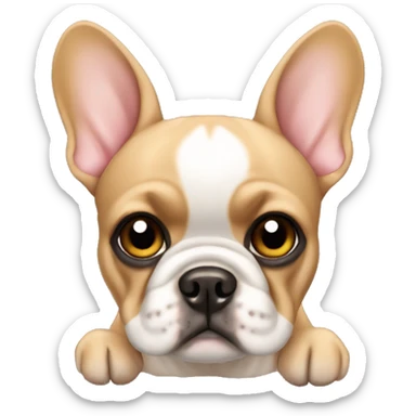 Fawn French bulldog sticker