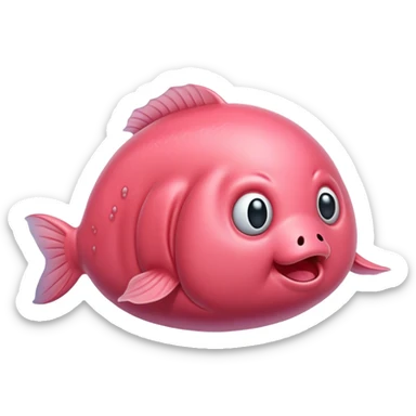 Blob fish sticker
