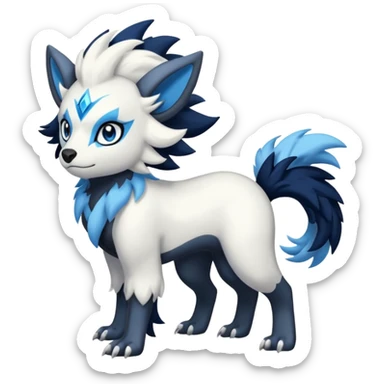Luxio-Absol-Luxray-fusion (full body) sticker