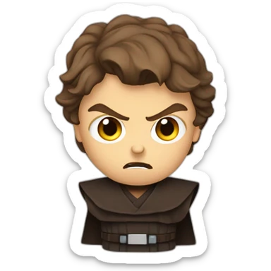 Angry Anakin skywalker sticker