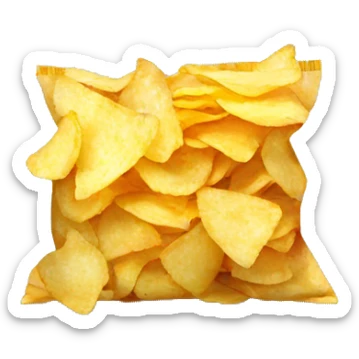 large bag  of chips sticker