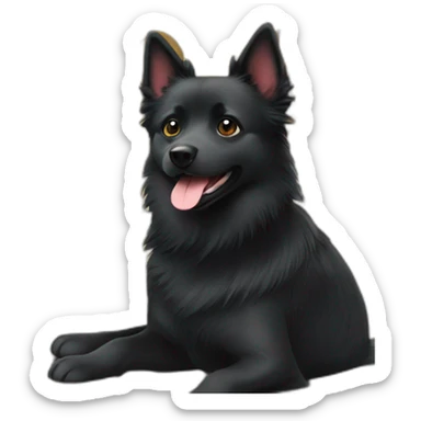 Schipperke in Spain sticker