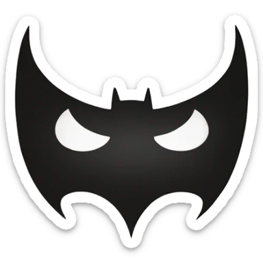 batman smiley face sticker