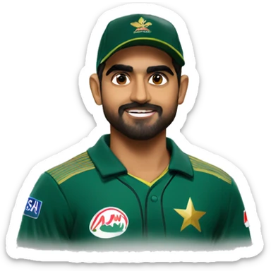 babar azam emoji  sticker