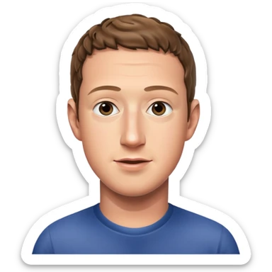 mark zuckerberg sticker
