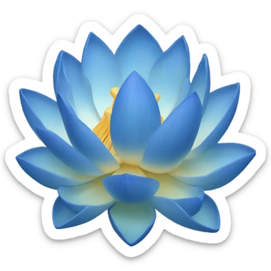 Blue lotus  sticker