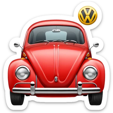 VW bug var sticker