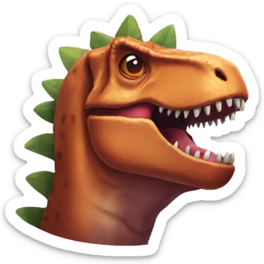 Bloc fruit T rex fruit sticker