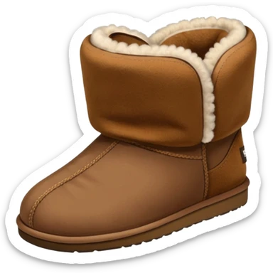 cozy autumn ugg slippers sticker