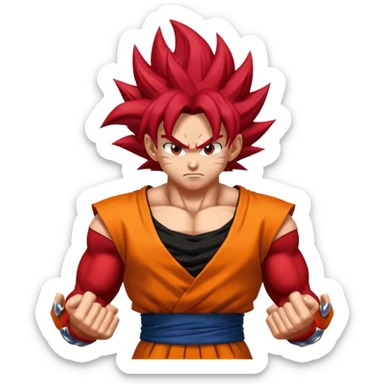 Super saiyan 4 goku sticker