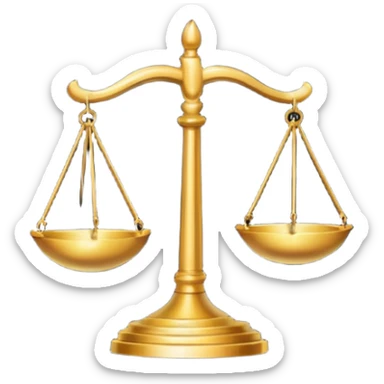 black transparent folder with a law logo  sticker