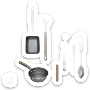 kitchen tools sticker