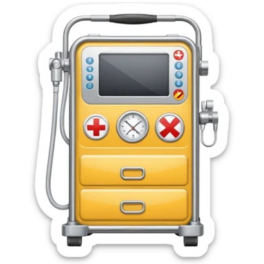 medical life support apparatus sticker