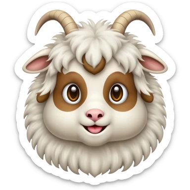 mohair goat emoji sticker