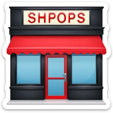Shop is open sticker