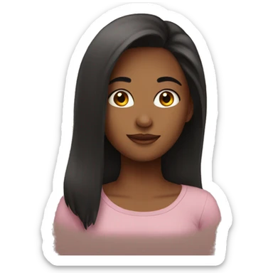 beautiful girl sticker