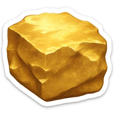 nugget of gold sticker